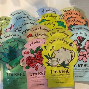Tony Moly Sheet Face Masks Set of 22***SOLD***